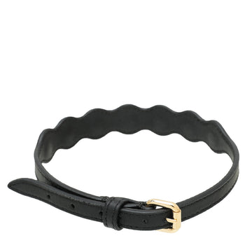Fendi Bicolor "Ribbons & Pearl" Choker Necklace Small