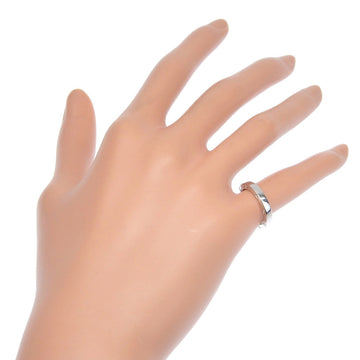 CHANEL Ring K18 white gold Silver Signature Women Used