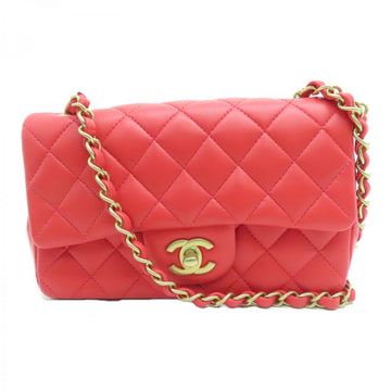 Chanel Mini Classic red bag