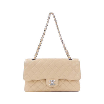 Chanel Caviar Classic beige bag