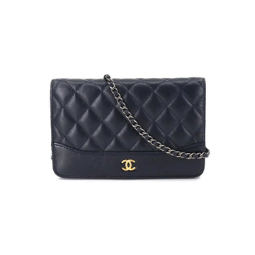 Chanel Navy Wallet On Chain Gabrielle