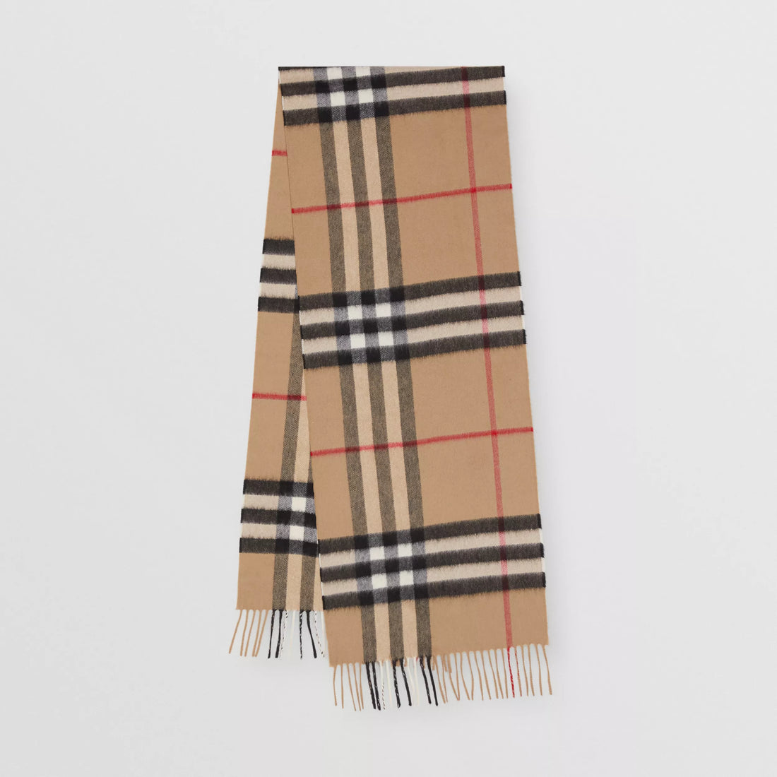 Burberry Classic Check Archive Beige Cashmere Scarf (RRP £420)