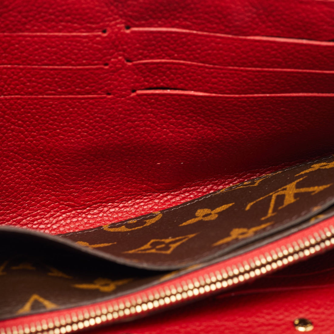 LOUIS VUITTON Cherry Monogram Canvas and Leather Pallas Wallet