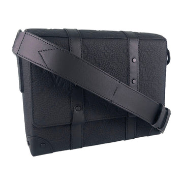 LOUIS VUITTON Monogram Taurillon Clemence Trunk Messenger PM Shoulder Bag
