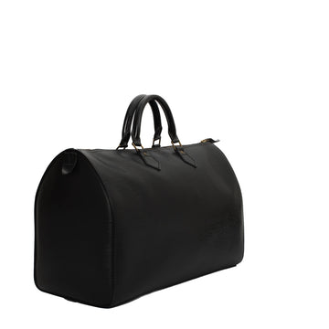 Sac Keepall 45 Vintage en cuir noir