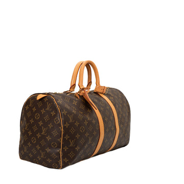 Sac Keepall 45 Vintage en toile monogram marron