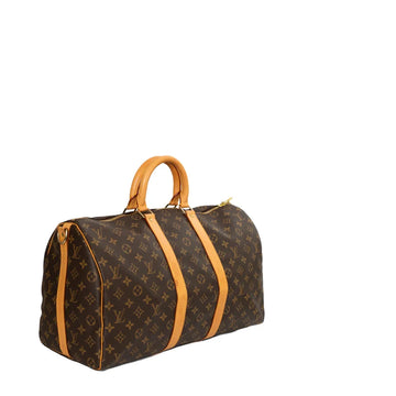 Sac Keepall 45 Vintage en toile monogram marron
