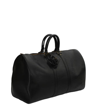 Sac Keepall 45 Vintage en cuir épi noir