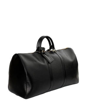 Sac Keepall 50 Vintage en cuir épi noir