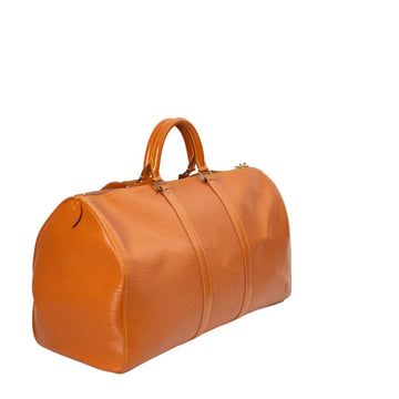 Sac Keepall 50 Vintage en cuir marron