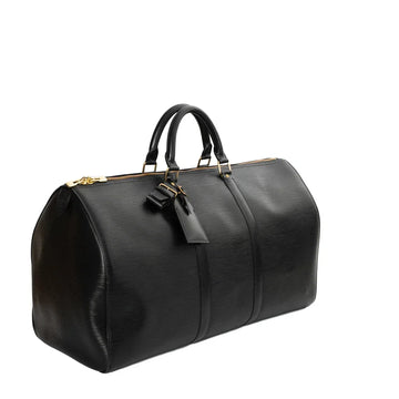 Sac Keepall 50 Vintage en cuir épi noir