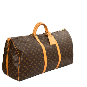 Sac Keepall 60 Vintage en toile monogram marron