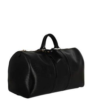 Sac Keepall 50 Vintage en cuir épi noir