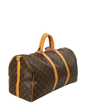 Sac Keepall 50 Vintage en toile monogram marron