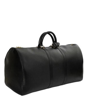 Sac Keepall 55 Vintage en cuir épi noir