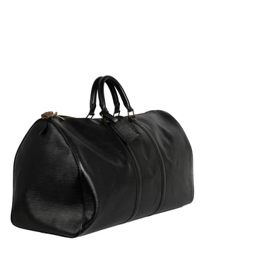 Sac Keepall 55 Vintage en cuir épi noir