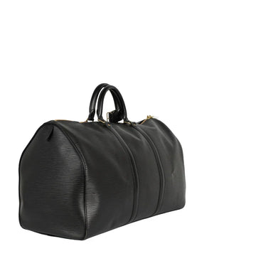 Sac Keepall 50 Vintage en cuir épi noir