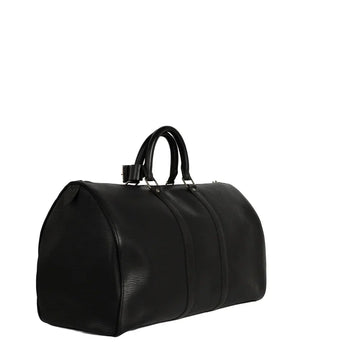 Sac Keepall 45 Vintage en cuir épi noir