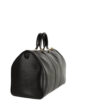 Sac Keepall 45 Vintage en cuir épi noir