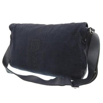 Chanel Sport Ligne Logo Messenger Bag Canvas Crossbody Bag in Fair condition