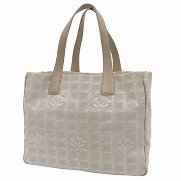 Chanel New Travel Line Tote MM  Canvas Tote Bag A15991/7?? in Good condition