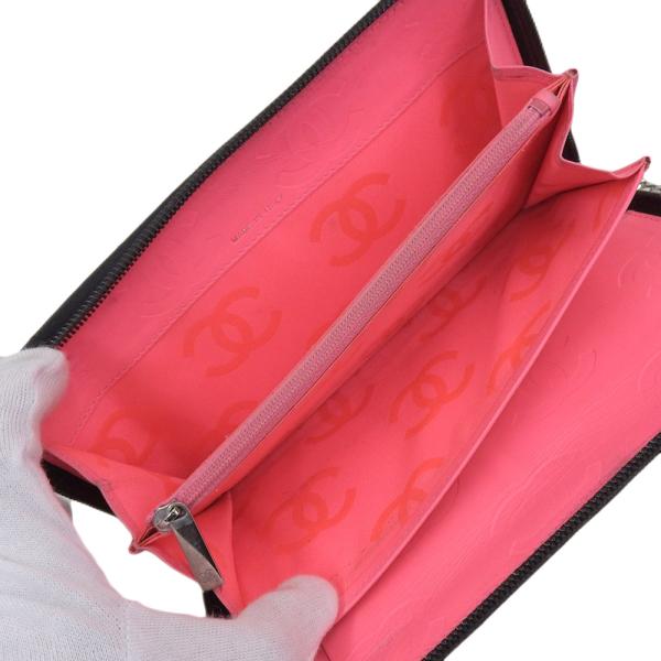 Chanel CC Cambon Zippy Wallet  Leather Long Wallet A48860 18?? in Good condition