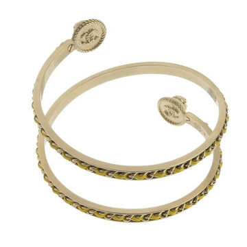 Chanel Faux Pearl Chain Cuff Bracelet Metal Bracelet in Excellent condition