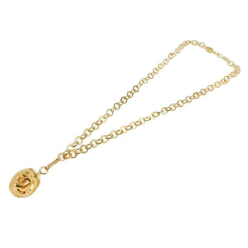 Chanel CC Chain Long Necklace Metal Necklace in Excellent condition