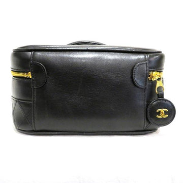 Chanel CC Vanity Cosmetic Bag  Leather Vanity Bag in Good condition