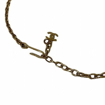 Chanel Triple CC Pendant Chain Necklace Metal Necklace in Excellent condition