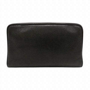 Chanel CC Caviar Cosmetic Pouch Leather Vanity Bag in Good condition